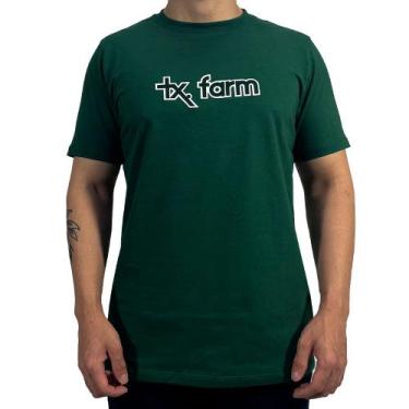 Imagem de Camiseta Texas Farm Masculina Bordada Verde New, Verde, Musgo, P