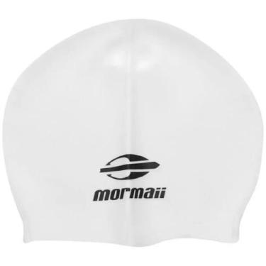 Imagem de Touca De Silicone Para Natacao Infantil Mormaii Tamanho: UCor:Branco, 