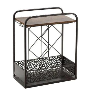 Imagem de Adega Suporte para Garrafas de Vinho Mini Bar 44cm - PARIS LUZ