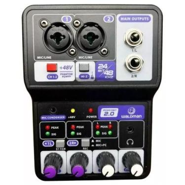 Imagem de Mesa de Som Waldman Interface Podcast 2.0 Usb