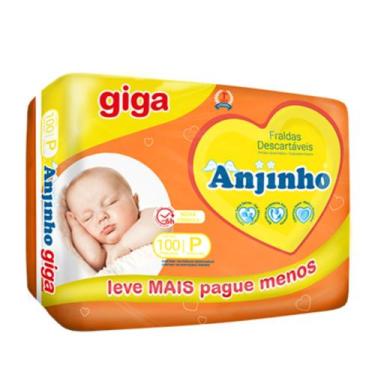 Imagem de Fralda Descartável Anjinho Pacote Hiper Econômico - Parentex, P Com 10
