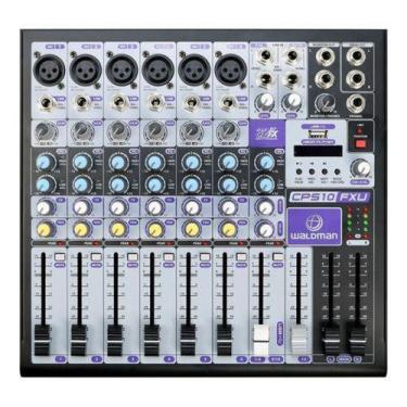 Imagem de Mesa De Som Profissional 10 Canais Bluetooth Cps-10 Waldman