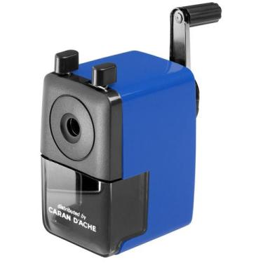 Imagem de Apontador de Lápis com Manivela Caran d'Ache Sharpening Blue, Manivela