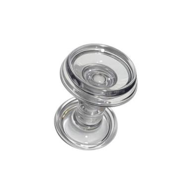 Imagem de Puxador Resina para Porta de Vidro Concha 75mm Incolor - RSR