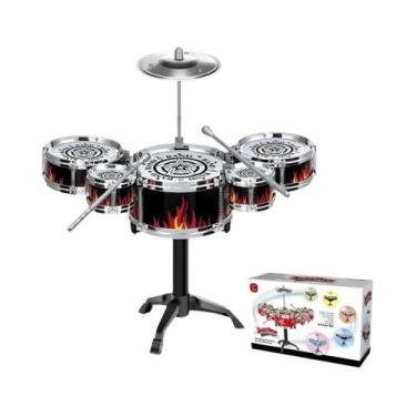 Imagem de Bateria De Jazz Infantil: Instrumento Musical Para Bebês, Brinquedo Pa
