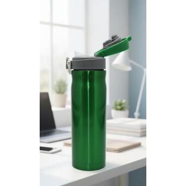 Imagem de Garrafa Térmica Inox Com Tampa De Pressão 450ml - Congratulations Stor