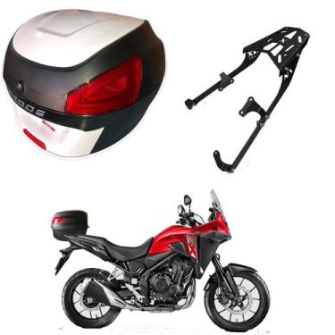 Imagem de Baú Bauleto 29l com Suporte Baú Superior Nx 500 2026 - AWA, Branco