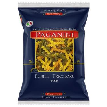 Imagem de Kit 3X: Macarrão Fusilli Tricolore Paganini 500g