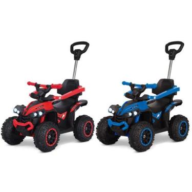 Imagem de Quadriciclo Elétrico Infantil Pimpi Flash Wheels Maral Led, Azul