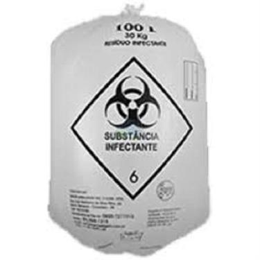 Imagem de Saco De Lixo Hospitalar Infectante 100 Litros C/ 100 Unidades - EMBALA