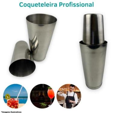 Imagem de Coqueteleira Profissional Inox 820 ml Caipirinha Drinks - Cumaru