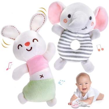 Imagem de Brinquedos Baby Rattles FPVERA Soft Rattle para 0 a 6 meses com som