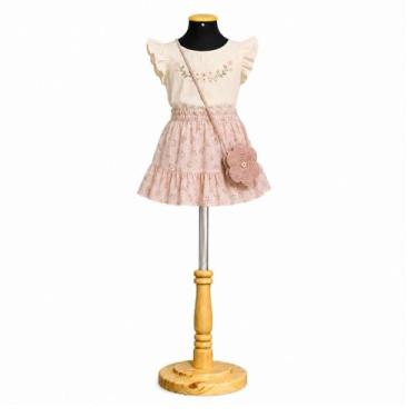 Imagem de 1 Manequim Infantil decoração Vitrine Loja Confecção e Pedestal Redond