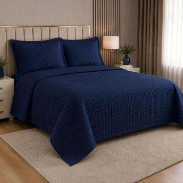 Imagem de Kit Cobre Leito Loft Casal Camesa Ultra Macio Secagem Rápida12581C Cor