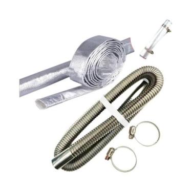 Imagem de Kit De Isolamento De Mangueira De Fibra De Vidro Com Folha De Alumínio