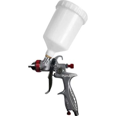 Imagem de Pistola para Pintura Tipo Gravidade AS-887P Bico 1,4mm HVLP Ergonômica Madeira Metal Automotiva Moveleira Puma