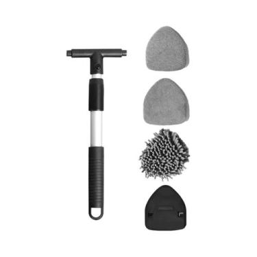 Imagem de Limpador De Para-brisa De Carro Com Cabo Extensível E 3 Almofadas Reut