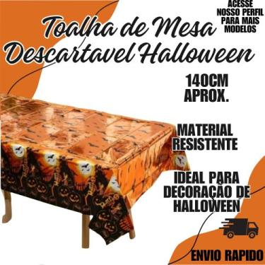 Imagem de Toalha De Mesa Descartável De Halloween - Ponto das Festas