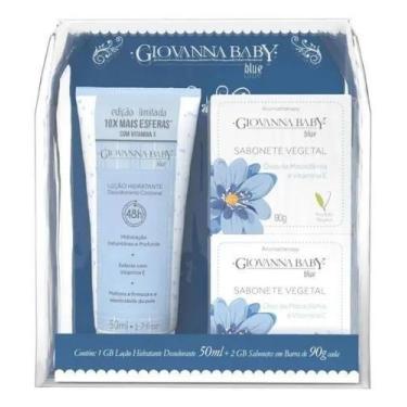 Imagem de Kit Giovanna Baby Eterno Encanto Blue com Sabonete Vegetal