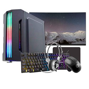 Imagem de PC Gamer Completo Intel Core i7 4ª Geração, 16GB RAM DDR3, HD SSD 240GB, GTX 1660 6GB, Gabinete com LED, Monitor 24", WiFi, Headset, Teclado e Mouse - PREMIUM