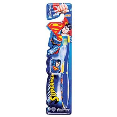 Imagem de JADEPRO Escova Dental Jadepro Infantil Superman Com Protetor Macia Pacote De 1 Unidade