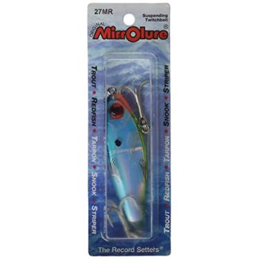 Imagem de Mirrolure 27MR-CHBL Mirrodine XL Susp Twitchbait Azul Bk/CHT/Prata 8,9 cm 9/16 g