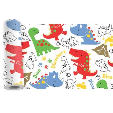 Imagem de Faixa Border Infantil Dinossauros Dino Adesivo Kit B130