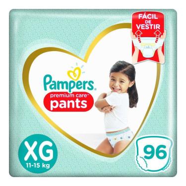 Imagem de Fralda Pampers Premium Care Tamanho XG 96 Fraldas Descartáveis