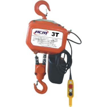 Imagem de Talha Elétrica 3 Ton X 6M Fixa Por Gancho Tec3000/6 Acm Tools Tec3000/6