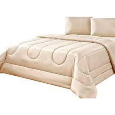 Imagem de Edredom Casal Queen 3Pçs Cobertor Frio Quente Inverno Avelã