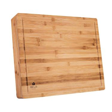 Imagem de Tábua de Madeira Bela Home para Bancada Bambu 45x38x8cm