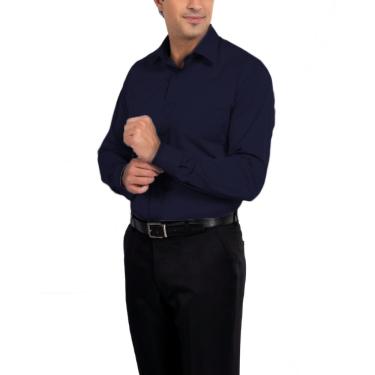 Imagem de Camisa Social Manga Longa 100% Microfibra Masculina