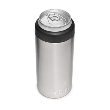 Imagem de YETI Rambler 340 ml Isolador de lata fina Colster para latas seltzer finas e rígidas, Stainless, 1 Count