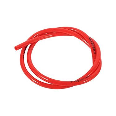 Imagem de Linha de mangueira de combustível de 6,35 mm, linha de combustível de gasolina a gás conjunto de linha de combustível 9,5 cm para motocicleta Dirt Pit Bike ATV (vermelho)