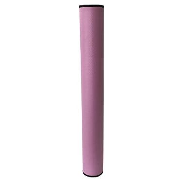 Imagem de Rolo Massagem 90cm Foam Roller Liberação Miofascial Soltura DF1067 Rosa Dafoca Sports