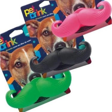 Imagem de Brinquedo de Vinil para Cães Crazy Mustache Brincalhão