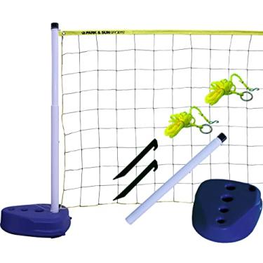 Imagem de Park & Sun Sports Sistema de rede de vôlei portátil para piscina/ambientes internos/externos, azul, 60 cm L x 70 cm A