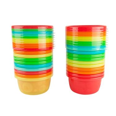 Imagem de The First Years Y6695CA1 Take & Toss Storage Bowls Value Set - 20 Pack, Rainbow