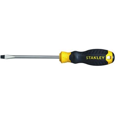 Imagem de STANLEY STMT60826-840, Chave Emborrachada Fenda Reta, Amarelo/Preto, 1/4" X 4STMT60826-840