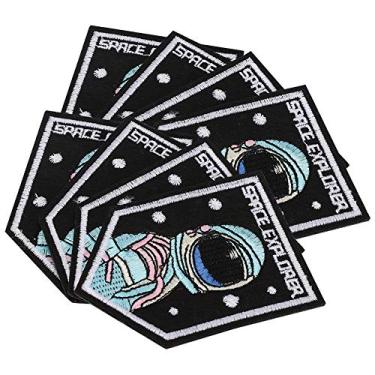 Imagem de Adesivo de pano colorido não é fácil de desbotar 8 peças, costurar em remendos, para falhas de capa decorar roupas