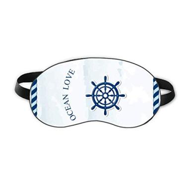 Imagem de Rudder Ocean Love Sea Sailing Blue Sleep Eye Shield Soft Night Vlindfold Shade Cover