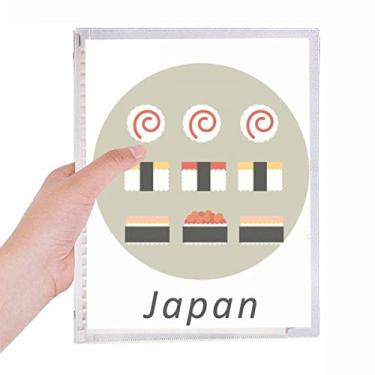 Imagem de Caderno tradicional japonês de sushi, diário de folhas soltas recarregável