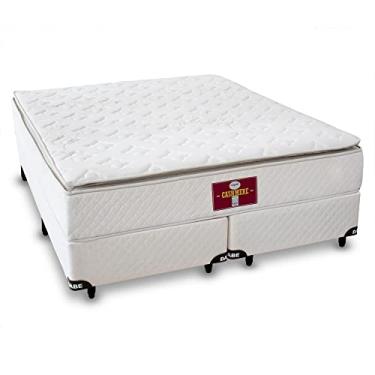 Imagem de Cama Box KING SIZE Bipartido Universal Cosmopolita Branco - 178x198 (Bipartido) - King Californiano