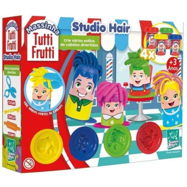 Imagem de Kit Massinhas Tutti Frutti Studio Hair 539 - Super Toys