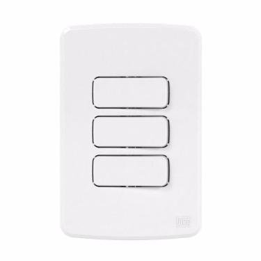 Imagem de 1 Kit Linha Composé Weg Placa C/suporte + 3 Interruptores S
