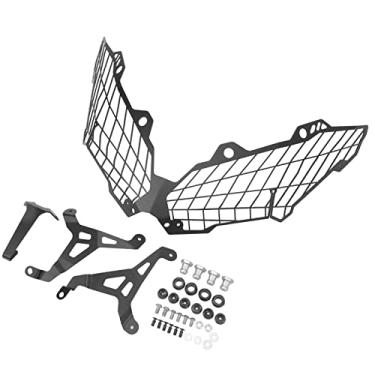 Imagem de Grade do Farol Motocicleta Capa de Malha Preta para Versys 650 300R 1000