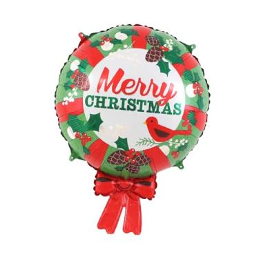 Imagem de Esquirla Balão de natal para festa de natal, decoração de balões, figura de desenho animado, filme de alumínio, brinquedo, balão de natal para quintal, guirlanda