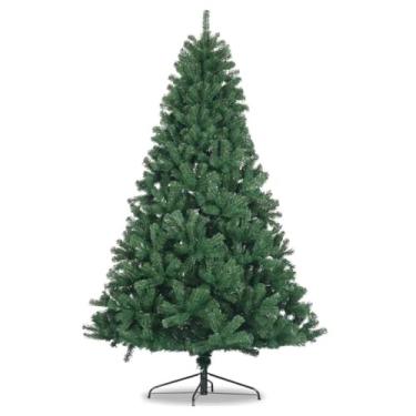 Imagem de Arvore de Natal 1,50 M 350 Galhos Pinheiro Verde Premium Pinheiro Decoração Natalina Cheia Pinheirinho Natalino Base De ferro Reforçada