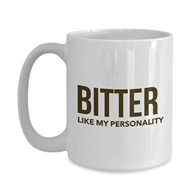 Imagem de Caneca Bitter Like My Personality – Caneca de café – Ideia de presente ou presente – Vem em cerâmica de 325 ml