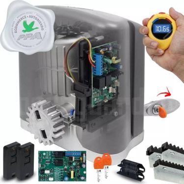 Imagem de Kit 1 Motor Ppa Dz Rio Turbo 3m Crem 2 Control Portão 700kg